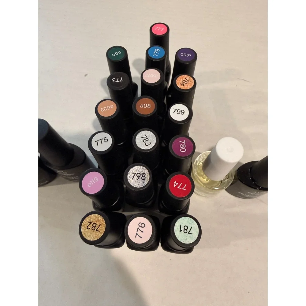 Beetles Gel Polish Set 20 Colors Base Top Coat Matte Glossy Cuticle Oil Bundle